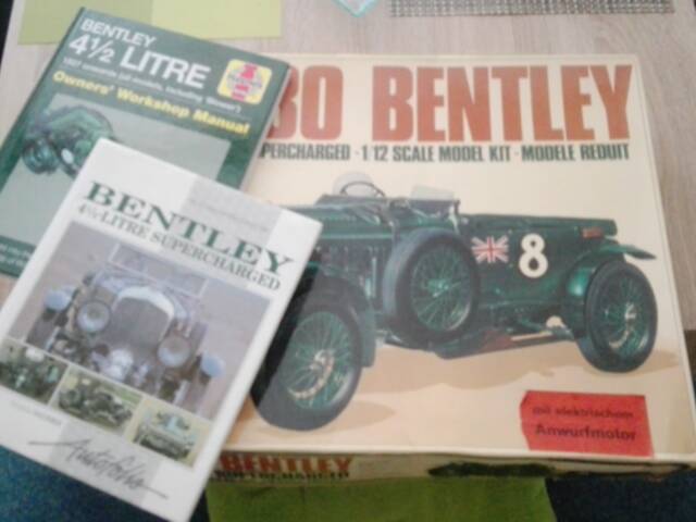 1/12 Airfix 1930 Bentley 4,5 litre with motor