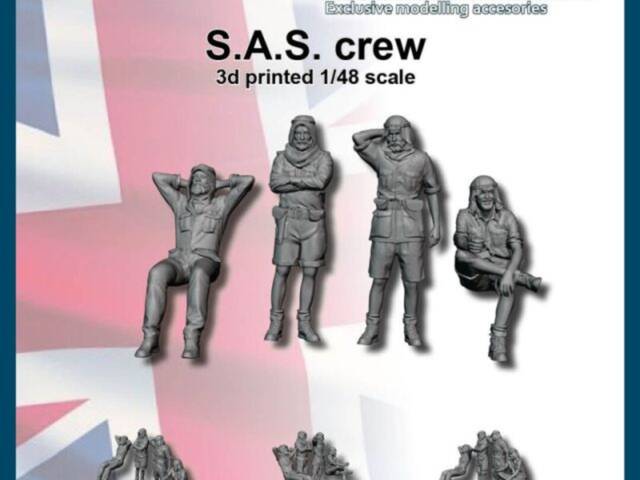 1/48 figury SAS LRDG