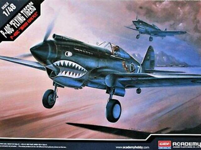 1/48 P-40C flying tigers ACADEMY