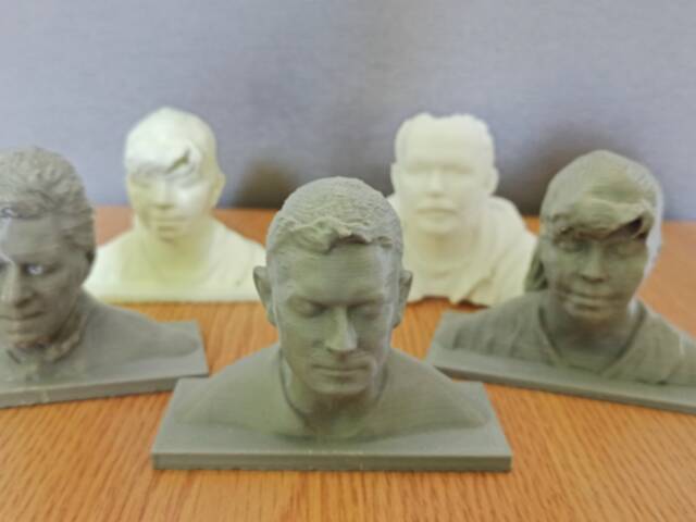 3D plastové sochy