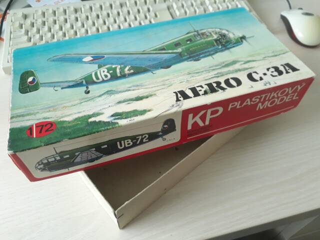 Aero C-3A - krabice od stavebnice KoPro