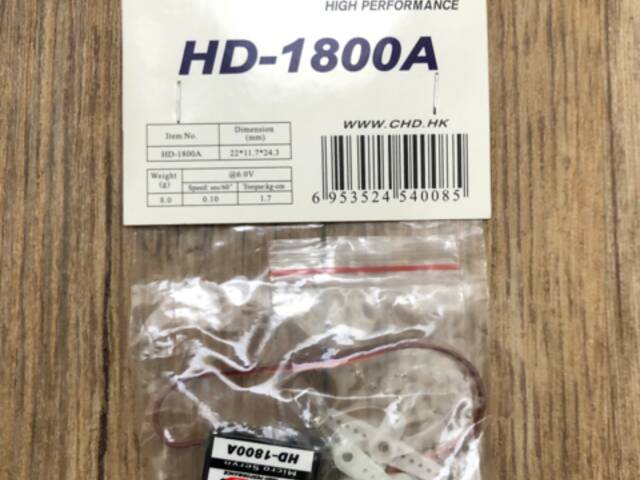 analogové servo Power HD - 1800A 8g