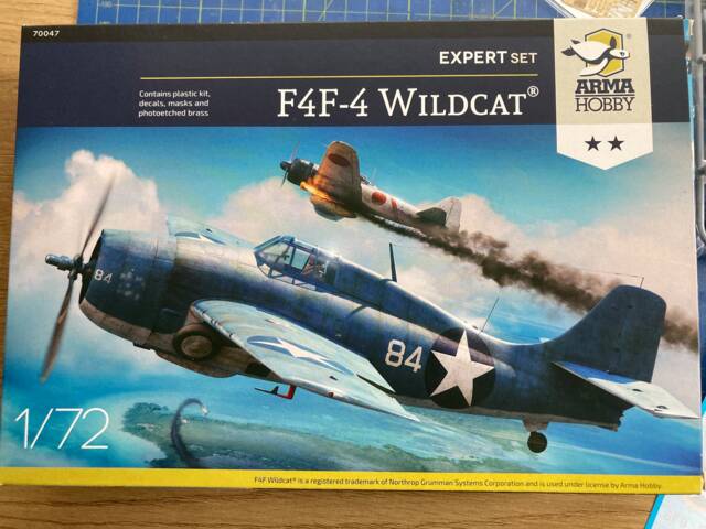 Arma Hobby F-4F4 Wildcat 1/72 Expert set
