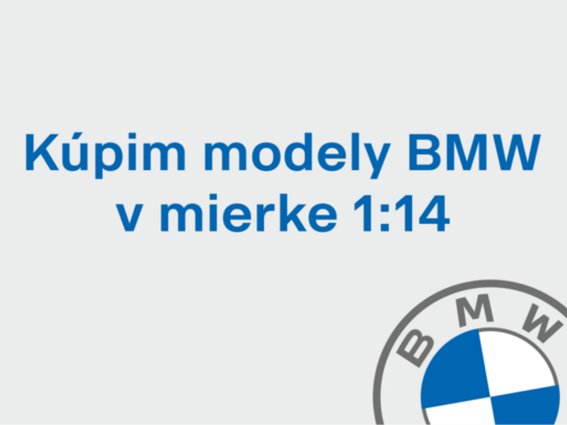 BMW modely v mierke 1:14 (rastar, new bright...)
