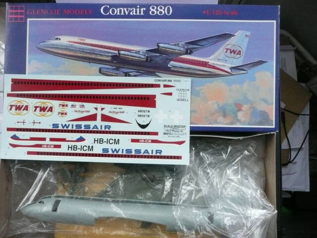 Convair 880 od Glencoe models 1/126