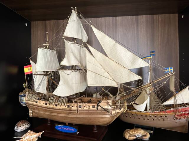 Dřevěné modely lodí