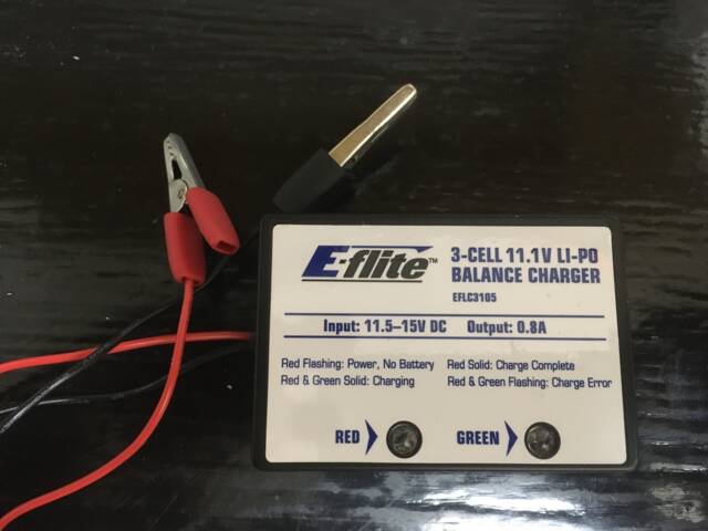 E-flite 3-cell 11.1V Li-Po balance charger