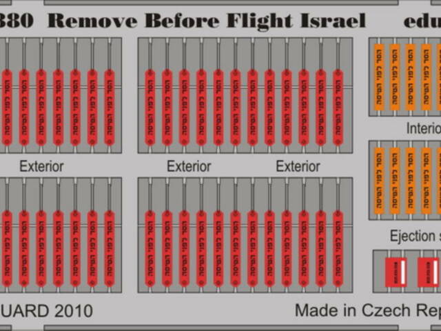 EDUARD 73380  Remove Before Flight - Izrael 1/72