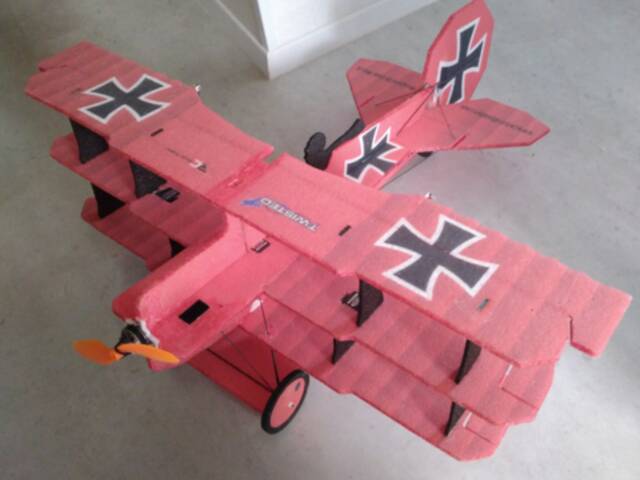 Fokker RC halový model letadla