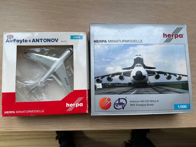2x Herpa 1:500 Antonov