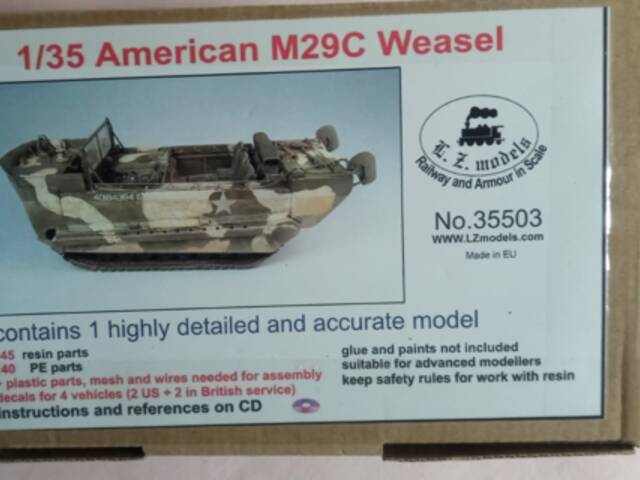 M29C Water Weasel  firma LZ 1-35 nová