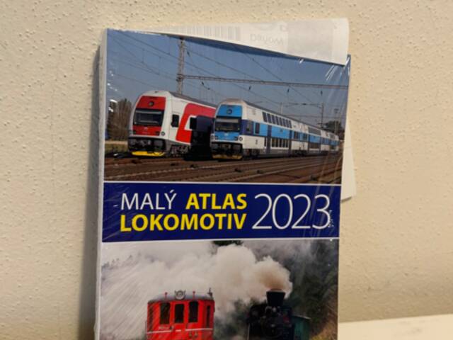 Malý atlas lokomotiv 2023, nový, nerozbalený, cena
