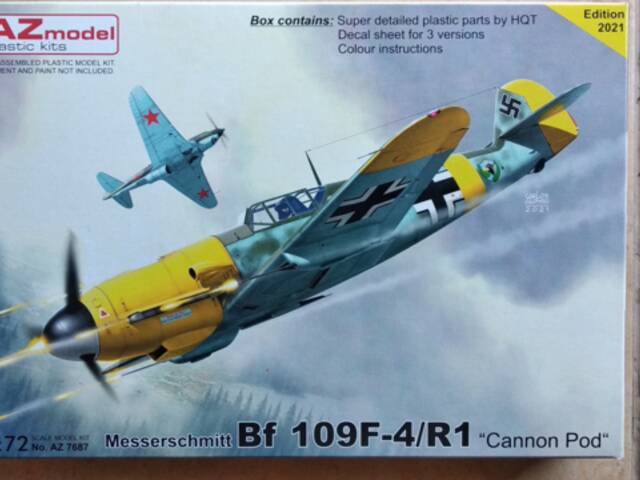 Messerschmitt Bf-109F4/R1 Cannon Pod