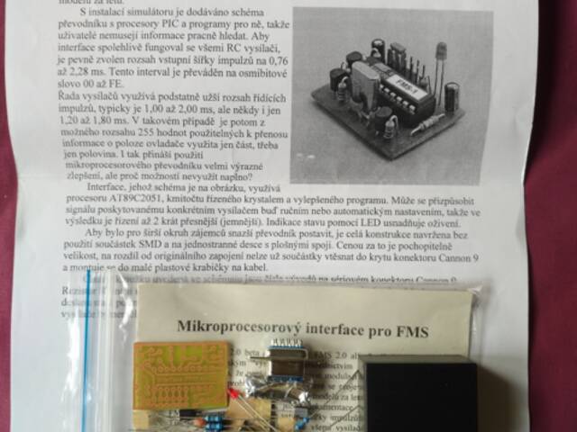Mikroprocesorový interface pro simulátor FMS