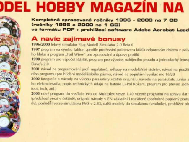 MODEL HOBBY magazín na CD