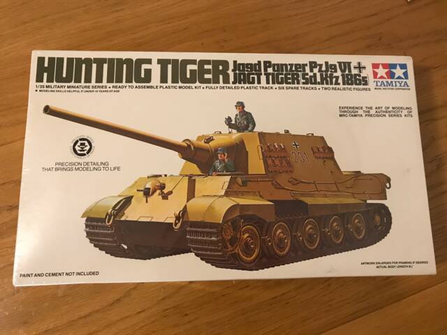 Model tanku Hunting tiger TAMIYA 1/35