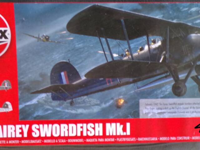 Nesestavený plastikový model Fairey Swordfish Mk.I