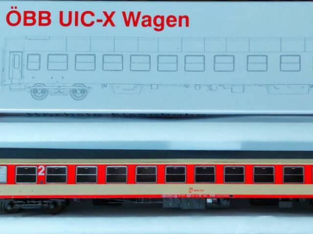 Osobní vůz ÖBB 2. třídy UIC-X (JC90006)