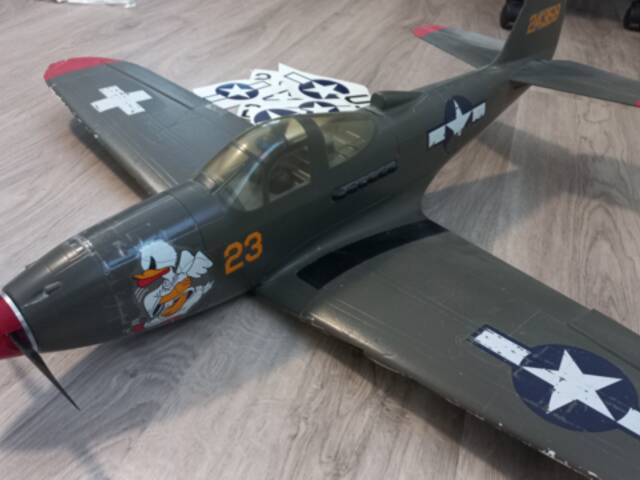 P-39 Aircobra, 840mm, Alfamodel