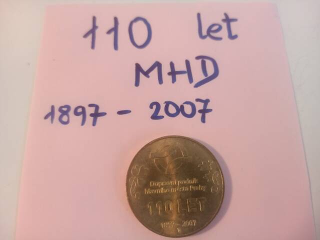pamětní mince MHD