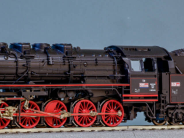 Parní lokomotiva ČSD 555.109 Roco 70274 zvuk Jacek