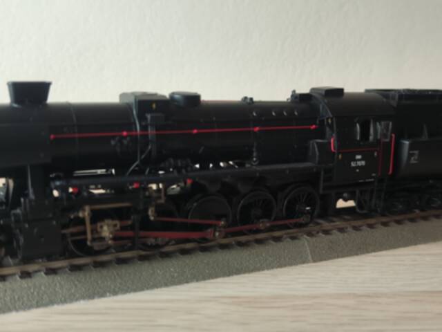 Parní lokomotiva  OBB 52.7070