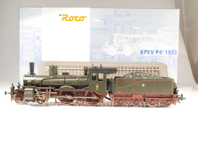 Parní lokomotiva P4 KPEV Roco 63302