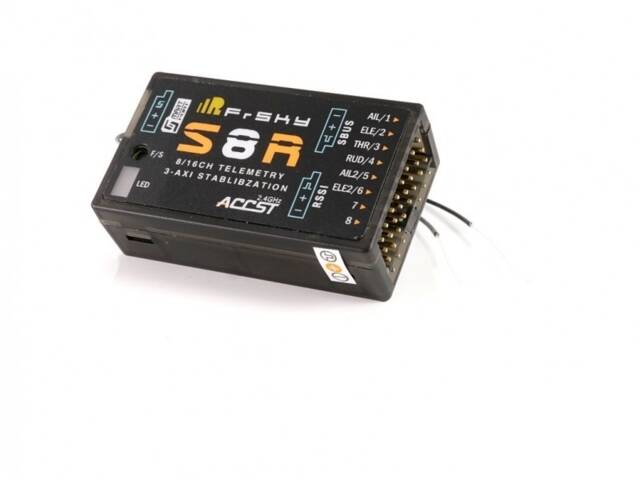 Přijímač FrSky S8R, senzor napětí FrSky FLVS ADV