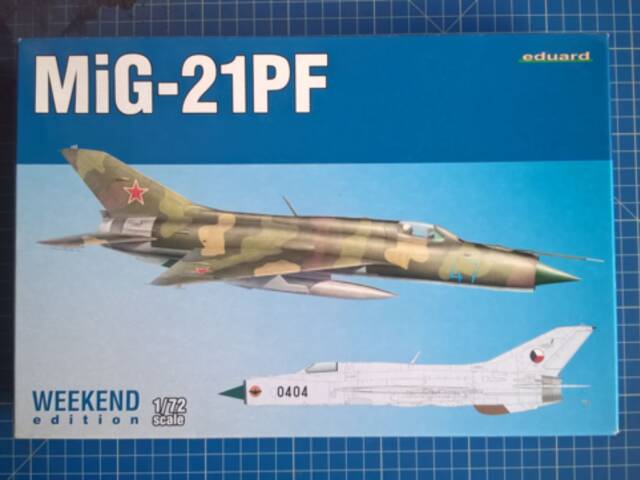 Prodám nesestavený model Mig-21 PF, Eduard