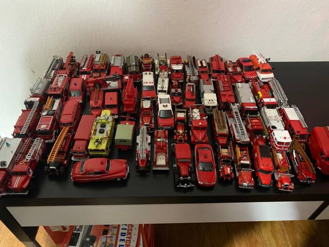 Prodám modely hasičských vozu