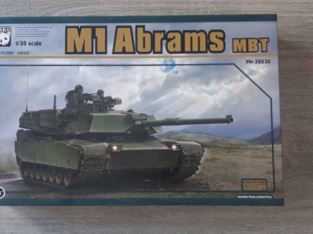 Prodám plastikový model Panda - M1 Abrams MBT 1/35