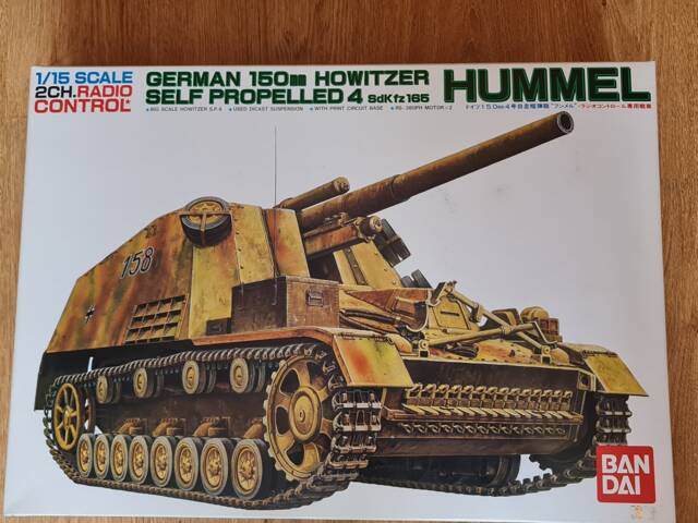 Rc tank Hummel 1:15 Bandai