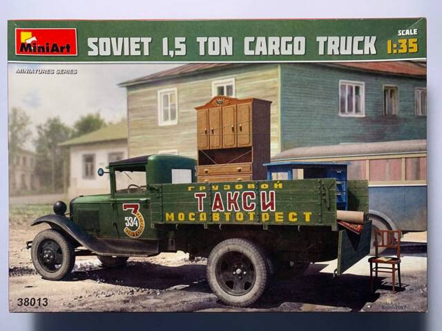 Soviet 1,5 Ton Cargo Truck Miniart 38013