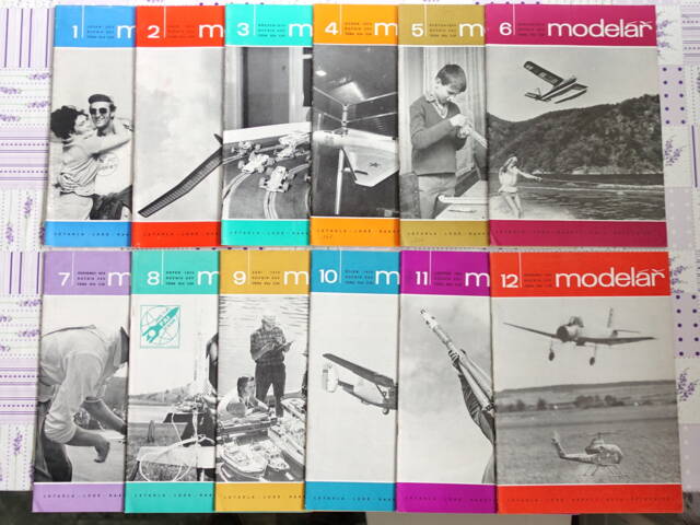 staré časopisy Modelář R. 1974