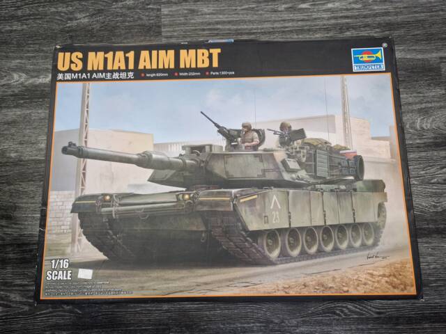 Trumpeter US M1A1 AIM MBT 1:16