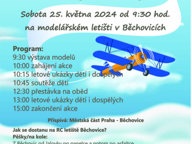 Dětský letecký den - RC letiště Běchovice