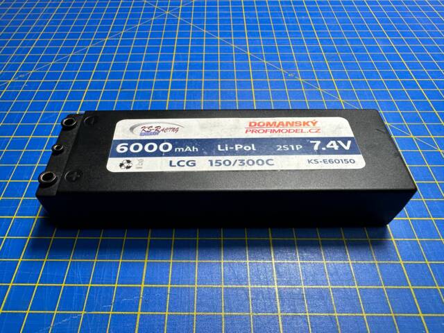 Li-Po hardcase baterie 6000mAh 7,4V - 150/300C