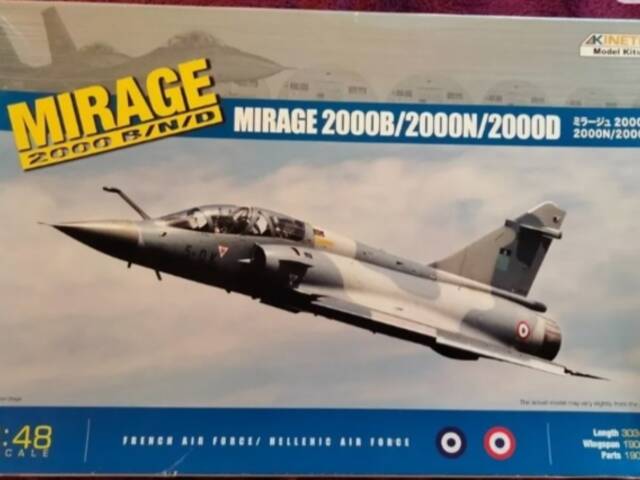 Vyměním IAI Nesher za Mirage 2000B, D 1/48