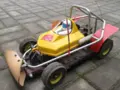 doma dělaná elektro buggy starý model rc auta