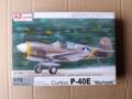 Curtiss P-40E Warhawk, 1/72, AZ Model