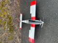 Extreme Flight Turbo Duster červeno bílý
