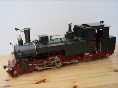 model parní lokomotivy IIIk ve velikosti G