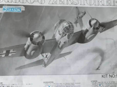Ju 88 C6.  Dragon + plechy Eduard a cmk