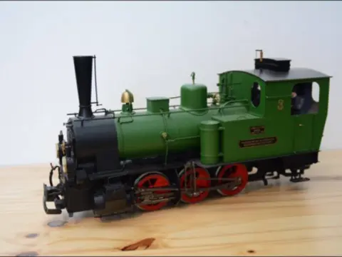 model parní lokomotivy Ts 3 ve velikosti G