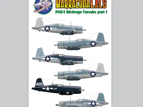 BarracudaCals F4U-1 BC48009 F4U-1 Corsairs Part 1
