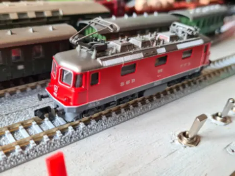 Švýcarská lokomotiva SBB BR 111 78- vel. N