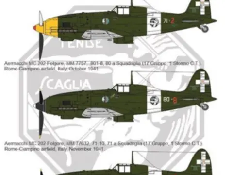 Poptávám Art Scale Kit D32071 Macchi MC.202 Folgore Part 2