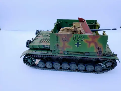 Model protilietadlového tanku Mobelwagen