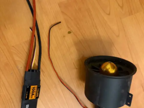 EDF 80mm + regulator 100a