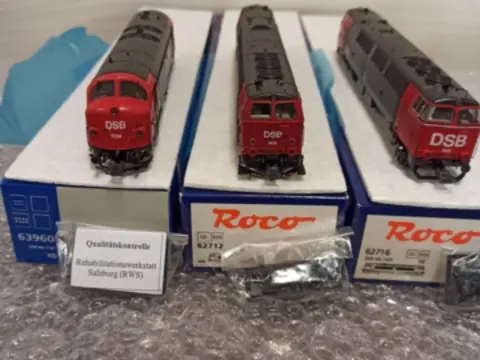 ROCO DSB kat. čísla 62712, 62716, 63960.
